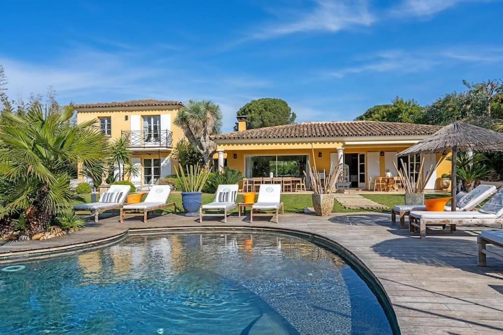 Grande Villa St-Tropez Area Avec Piscine Chauffee Gassin Luaran gambar